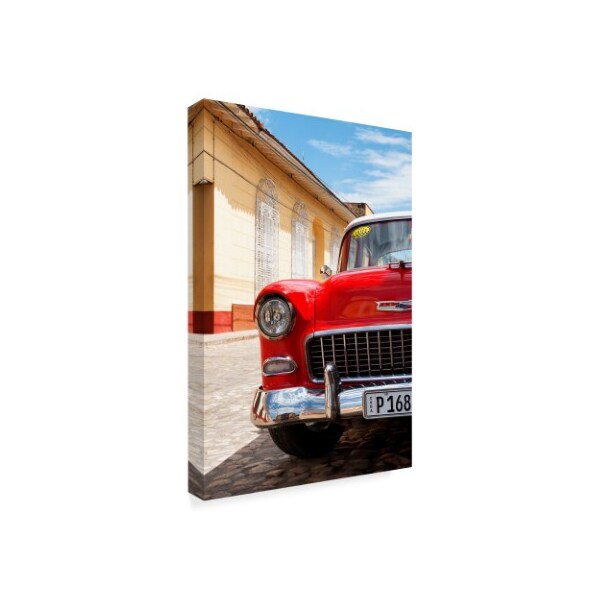 Philippe Hugonnard 'Cuban Red Car 1955 Chevy' Canvas Art,12x19